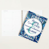 ハッピーキンセアニェラカスタムギフトパーソナライズされたアズレホ プランナー手帳 (ディスプレー)