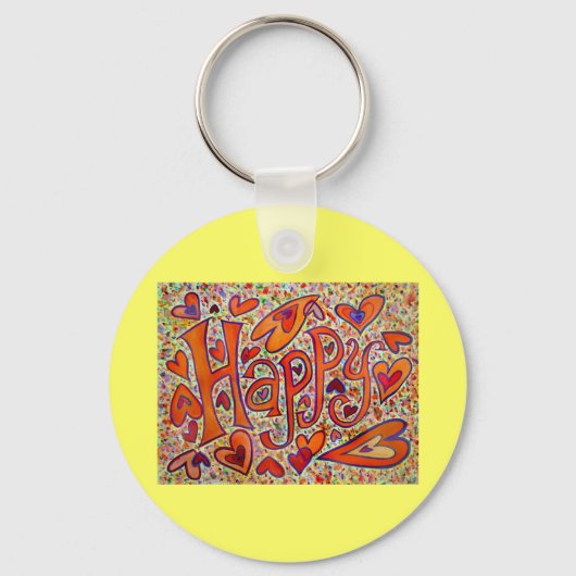 ハッピーキーチェーン キーホルダー (正面)