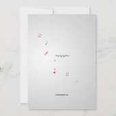 ハッピーギター招待状 招待状 (裏面)