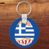 ハッピーギリシャのイースター – ΚΑΛΟ ΠΑΣΧΑ - Kalo Pascha キーホルダー (正面)