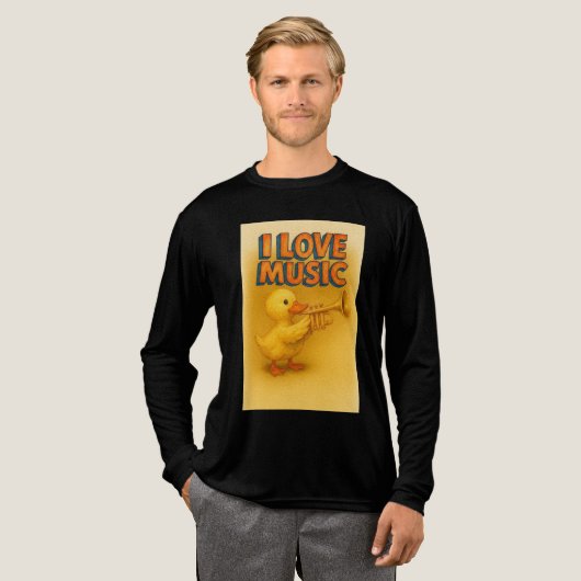 ハッピークアックメロディ トライブレンドTシャツ (正面全体)