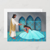 "ハッピークインセアニェラ" ポストカード (正面/裏面)