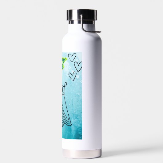 ハッピークイーン。 ウォーターボトル (左面)