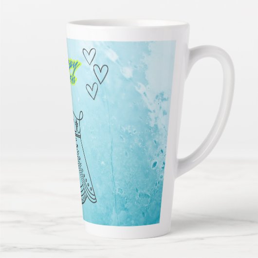 ハッピークイーン カフェラテマグ (右)