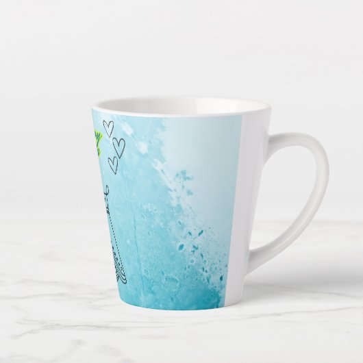 ハッピークイーン カフェラテマグ (右)