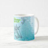 ハッピークイーン コーヒーマグカップ (正面右)