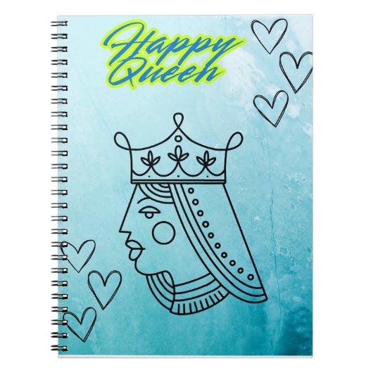 ハッピークイーン。 ノートブック (正面)