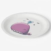 ハッピークジラ ペーパープレート (アングル)