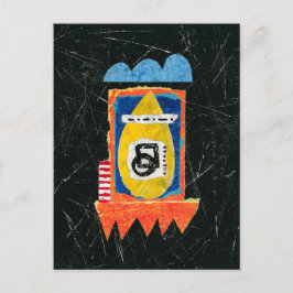 ハッピークライ葉書 – 抽象芸術アート ポストカード