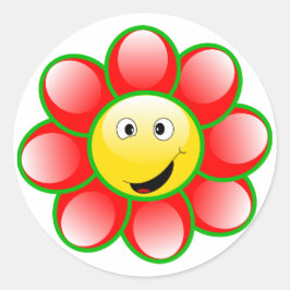 ハッピークラシックラウンドステッカー ラウンドシール