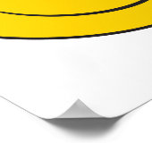 ハッピークラシック顔 ポスター (角)