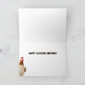ハッピークラッキング誕生日グリーティングカード カード (内部)