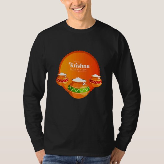 ハッピークリシュナヤンマスタミ Tシャツ (正面)