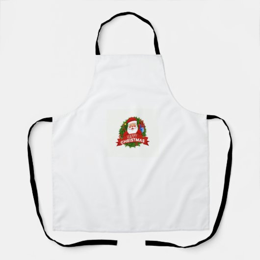 ハッピークリストマスエプロン エプロン (正面)