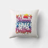 ハッピークリストマス クッション (裏面)