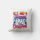 ハッピークリストマス クッション (正面)