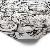 ハッピークリスマスアダルトカラーリング ポスター (角)