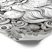 ハッピークリスマスアダルトカラーリング ポスター (角)