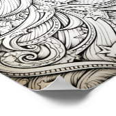 ハッピークリスマスアダルトカラーリング ポスター (角)