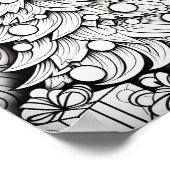 ハッピークリスマスアダルトカラーリング ポスター (角)