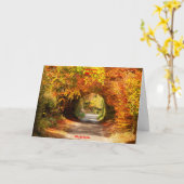 ハッピークリスマスイエローボグキルクリレン カード (黄色い花)