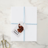 ハッピークリスマスウェルシュスプリングススパニエル ギフトタグ (より糸付き)