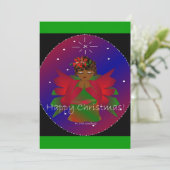 ハッピークリスマスエンジェルベビーガール祈ズ 招待状 (スタンド正面)