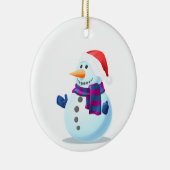 ハッピークリスマスオーナメント セラミックオーナメント (右)
