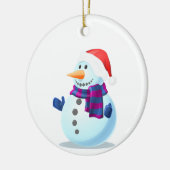 ハッピークリスマスオーナメント セラミックオーナメント (左)