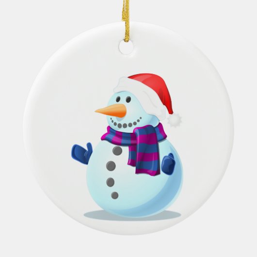 ハッピークリスマスオーナメント セラミックオーナメント (裏面)