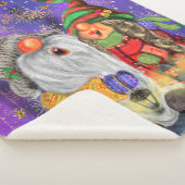 ハッピークリスマスカップル格言シェルパブランケット シェルパブランケット (3/4)