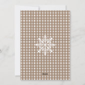 ハッピークリスマスカントリージンガムホリデーフォトカード シーズンカード (裏面)