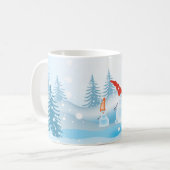 ハッピークリスマスカード コーヒーマグカップ (正面左)