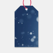 ハッピークリスマスキャットサンタユニーク ギフトタグ (裏面)