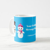 ハッピークリスマスコーヒーマグ コーヒーマグカップ (正面左)