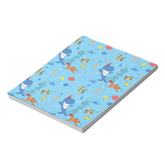 ハッピークリスマスサメ ノートパッド (回転)