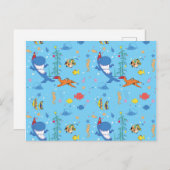 ハッピークリスマスサメ ポストカード (正面/裏面)