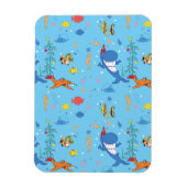 ハッピークリスマスサメ マグネット (縦)