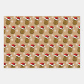 ハッピークリスマスジャガイモ ラッピングペーパーシート (正面2)