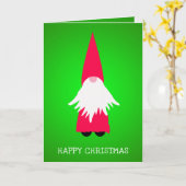 ハッピークリスマススキャンダル格言パーソナライズされた- カード (黄色い花)