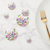 ハッピークリスマススノーマンパーティー紙吹雪 コンフェッティ (グループ)