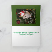 ハッピークリスマスソフト玩具シール カード (内部)