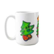 ハッピークリスマスツリーマグカップ