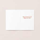 ハッピークリスマスツリー 箔カード (内部)