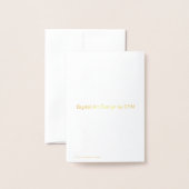 ハッピークリスマスツリー 箔カード (裏面封筒付き)