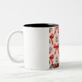 ハッピークリスマスツートーンコーヒーマグ ツートーンマグカップ (左)