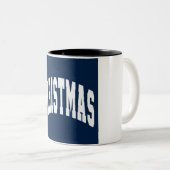ハッピークリスマスツートーンコーヒーマグ ツートーンマグカップ (正面右)