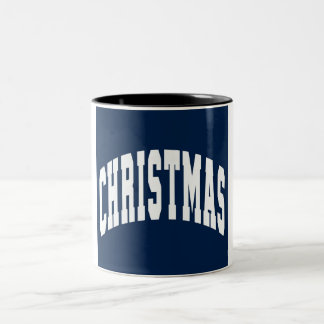 ハッピークリスマスツートーンコーヒーマグ ツートーンマグカップ