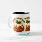 ハッピークリスマスツートーンコーヒーマグ ツートーンマグカップ (正面左)