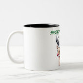 ハッピークリスマスツートーンコーヒーマグ ツートーンマグカップ (左)